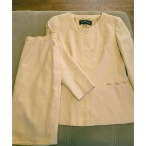 Vintage LOUIS FERAUD Classy Skirt SUIT Women's Size 12